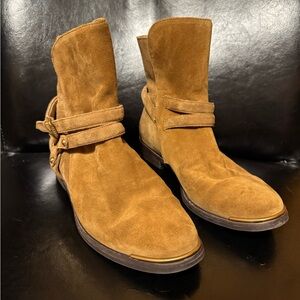 UGG Australia Kelby Dark Chestnut Suede Leather Boots Shoes US 8.5